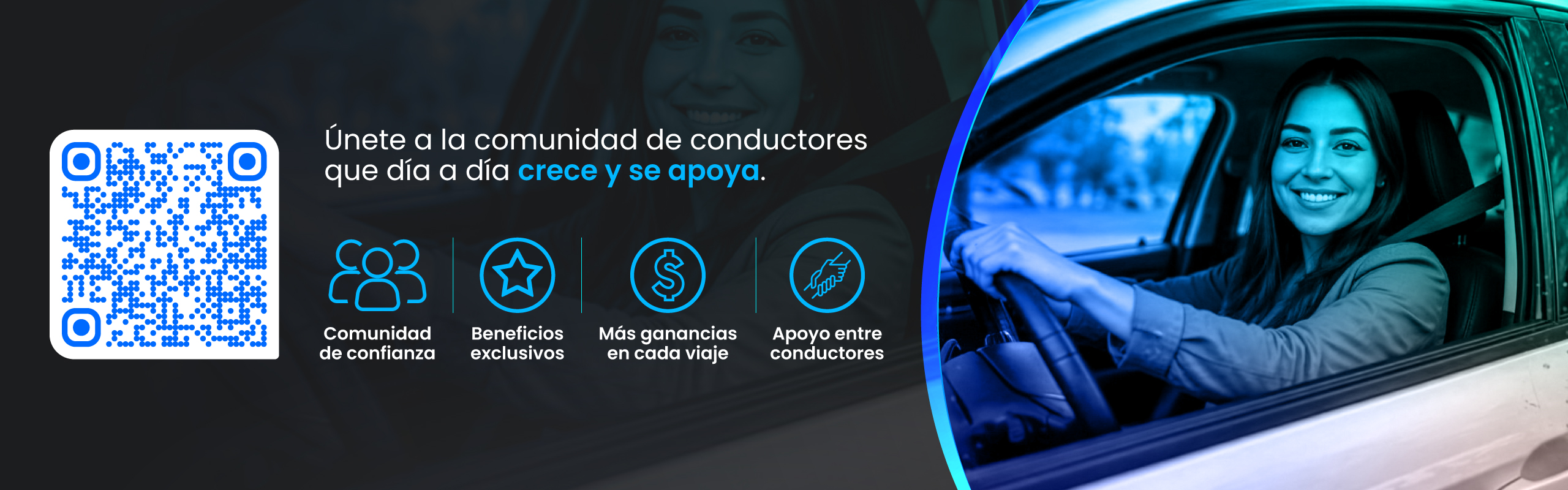 Únete a la comunidad de conductores